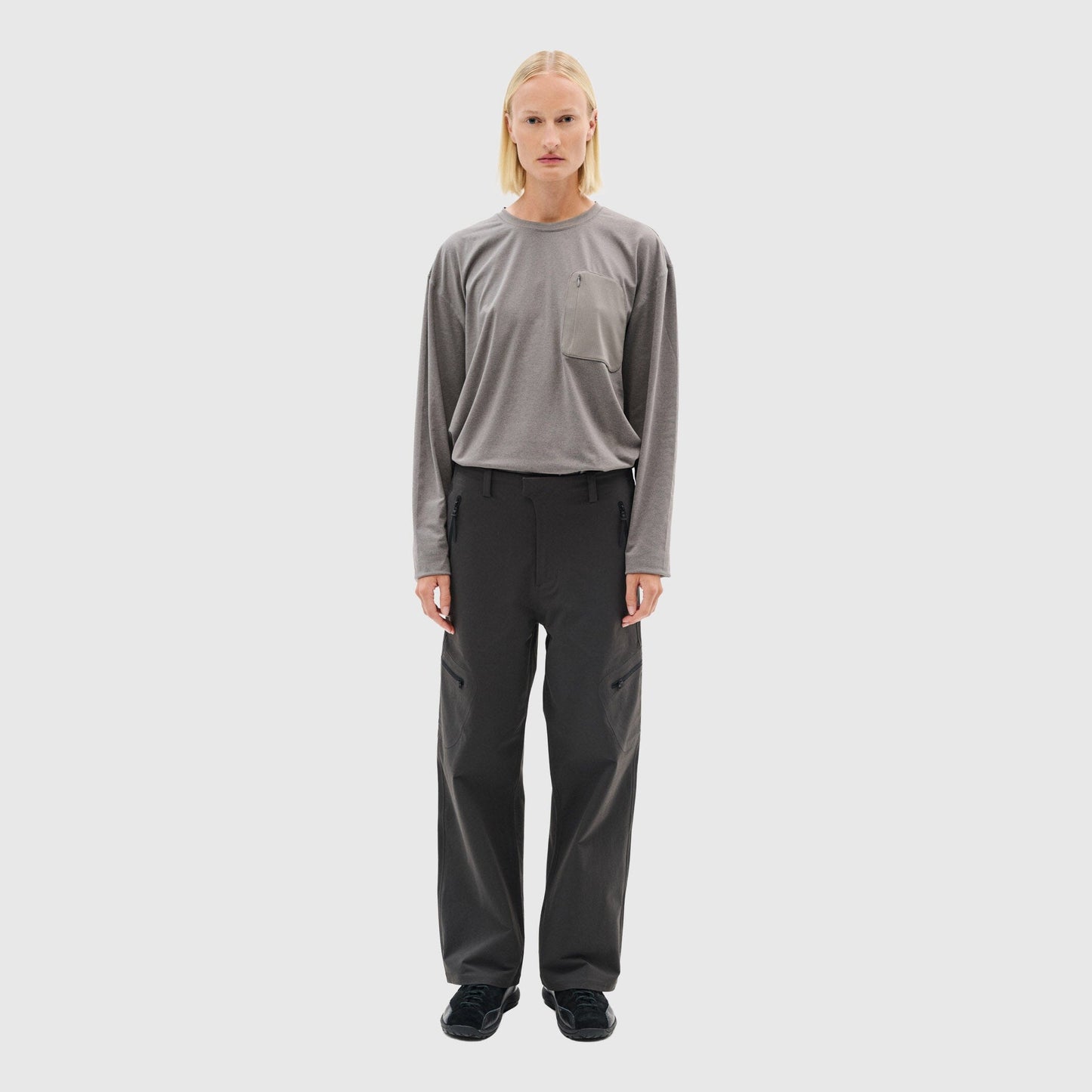 Hiking Patrol Edge Softshell Technical Trouser - Charcoal Black Pants Hiking Patrol 