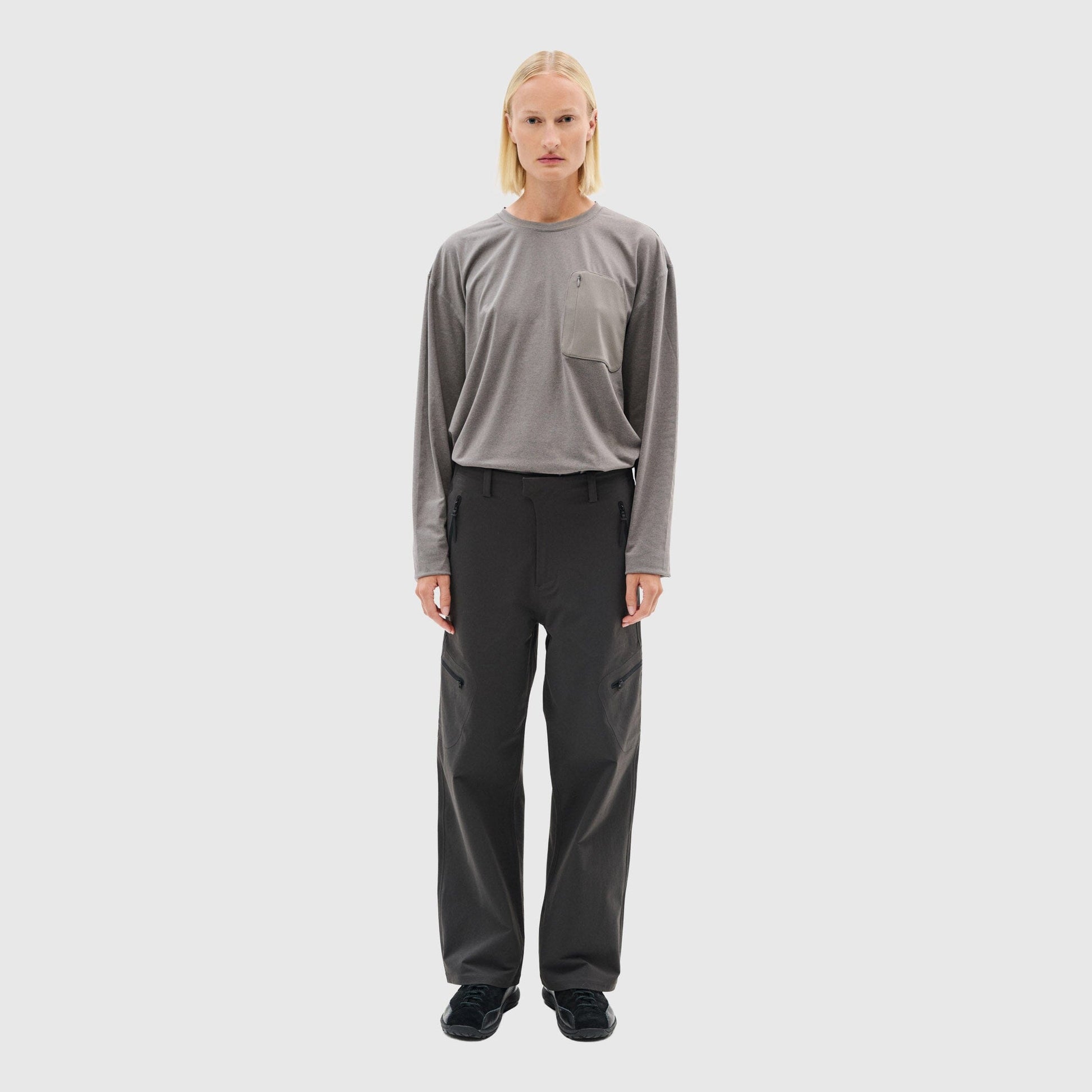Hiking Patrol Edge Softshell Technical Trouser - Charcoal Black Pants Hiking Patrol 