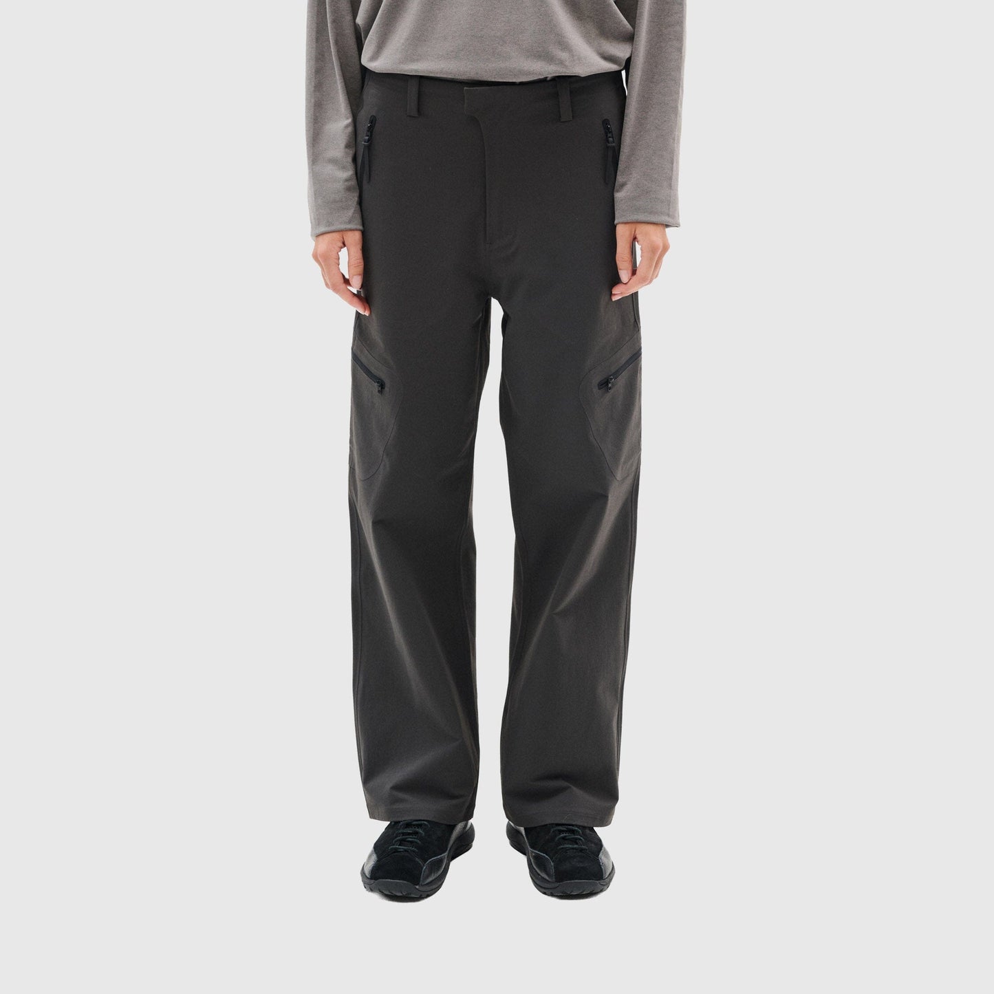 Hiking Patrol Edge Softshell Technical Trouser - Charcoal Black Pants Hiking Patrol 