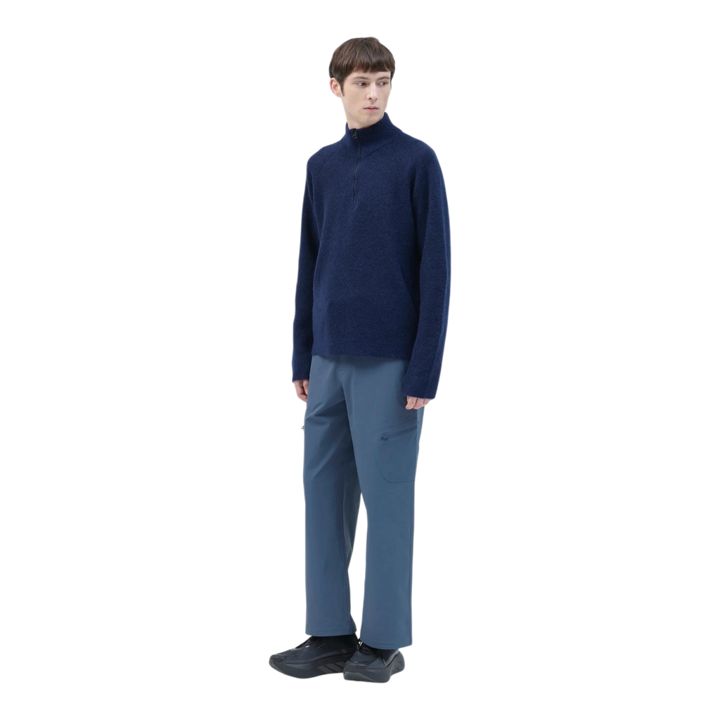Hiking Patrol - Essence Mohair Mixed Knit Top - Dark Navy Genser Hiking Patrol 