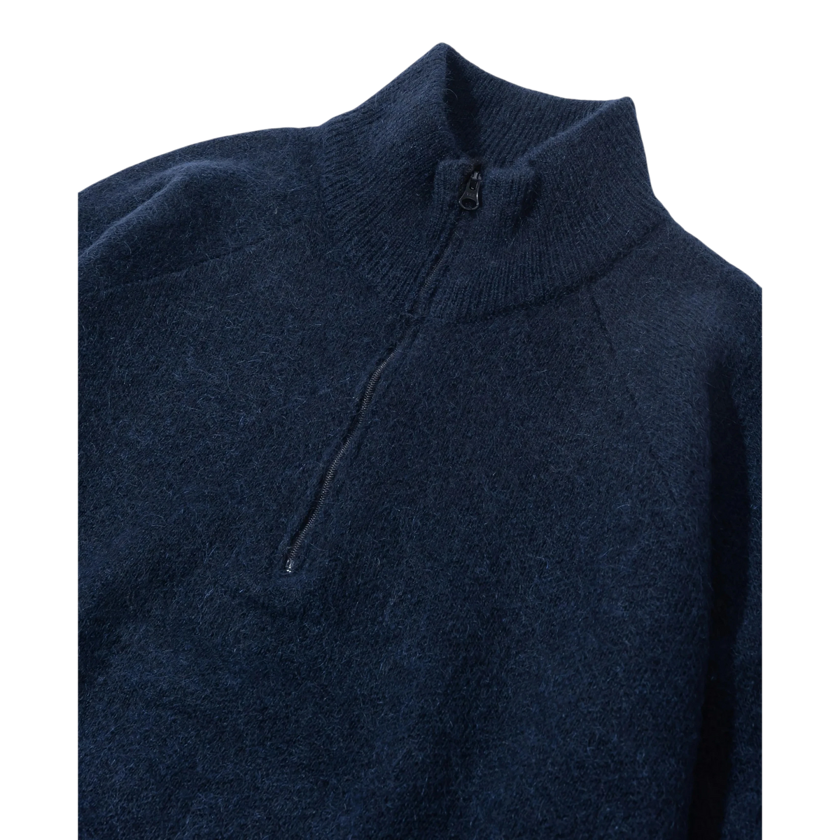 Hiking Patrol - Essence Mohair Mixed Knit Top - Dark Navy Genser Hiking Patrol 