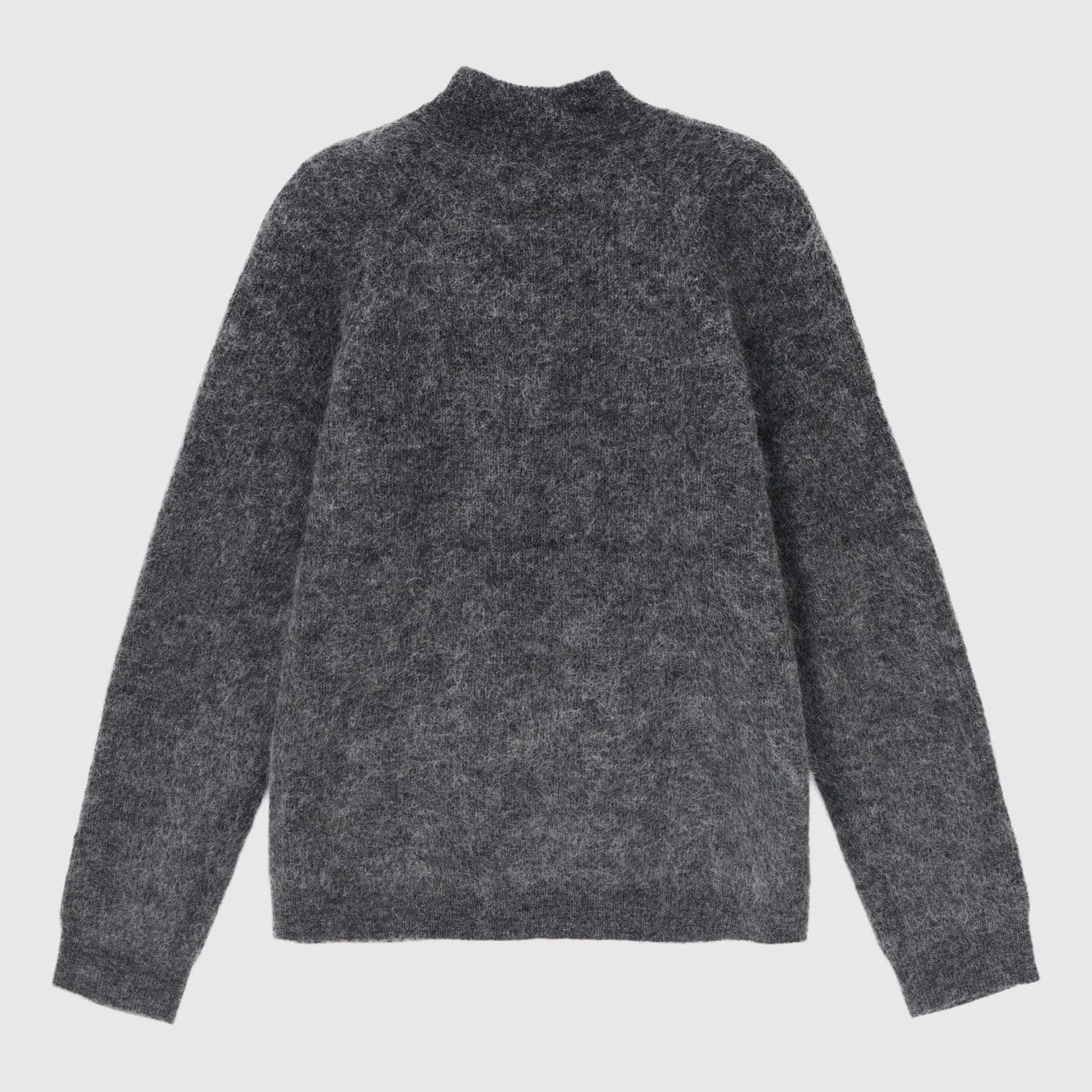 Hiking Patrol Essence Mohair Mixed Knit Top - Dk Grey Knitwear Hiking Patrol 