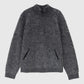 Hiking Patrol Essence Mohair Mixed Knit Top - Dk Grey Knitwear Hiking Patrol 