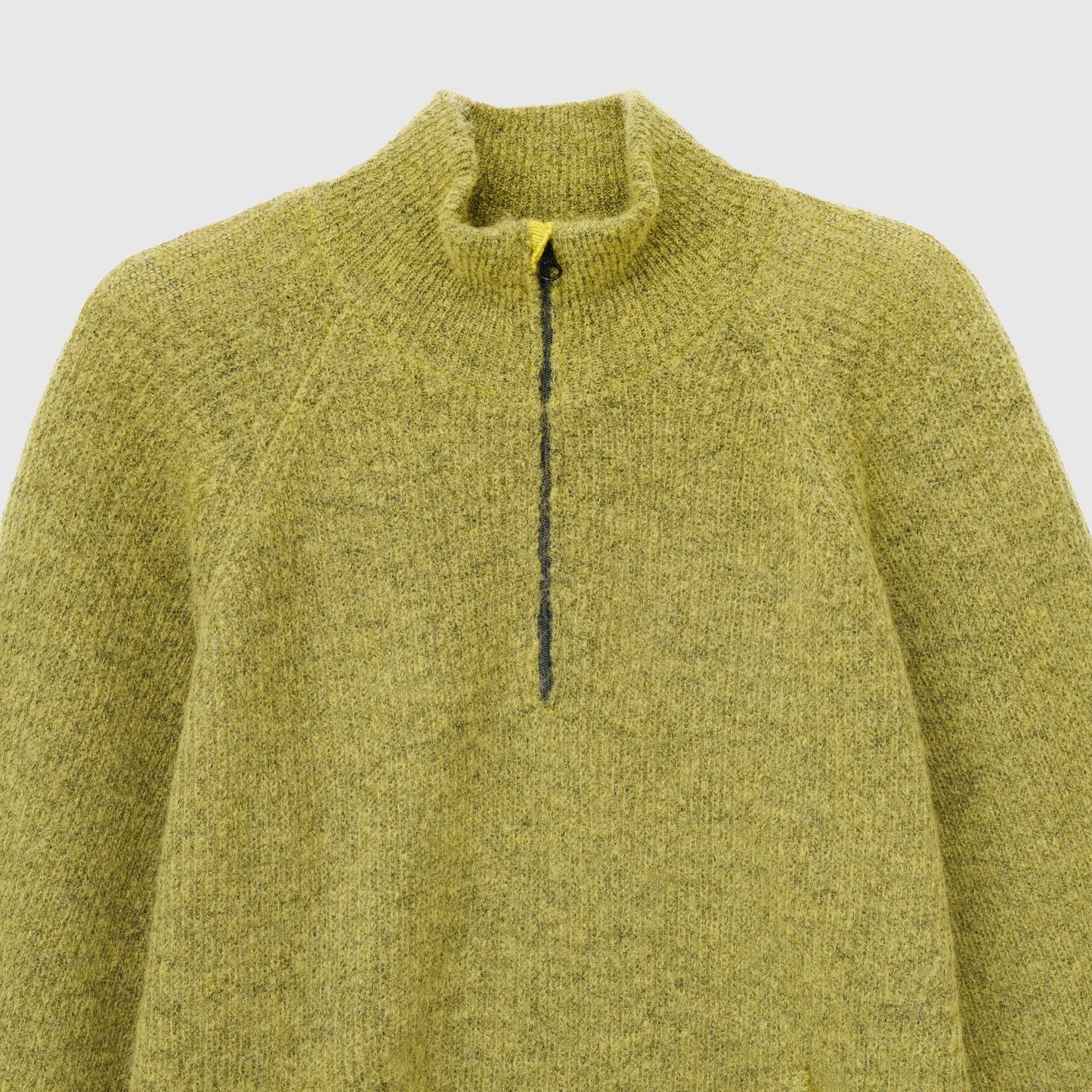 Hiking Patrol Essence Mohair Mixed Knit Top - Yellow Knitwear Hiking Patrol 