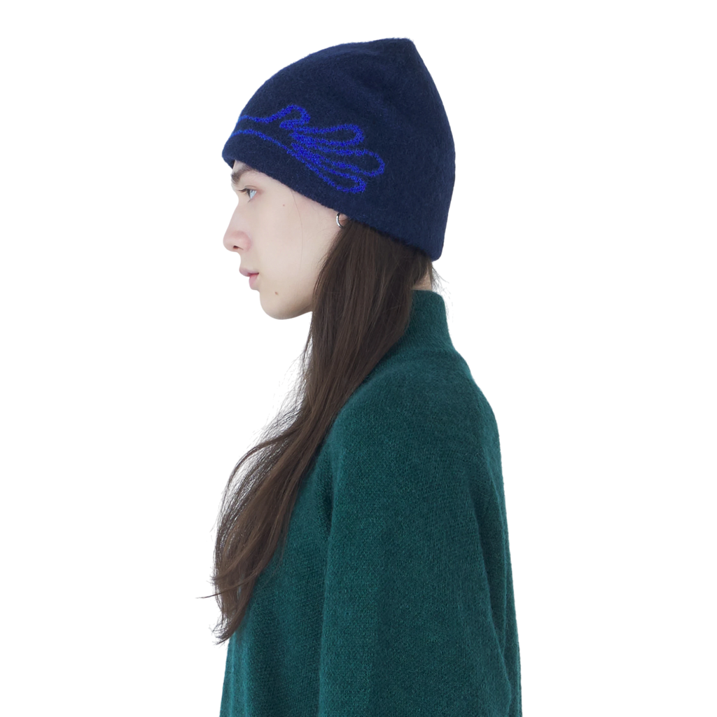 Hiking Patrol - Exploration Mohair Mixed Beanie - Dark Navy Lue Hiking Patrol 
