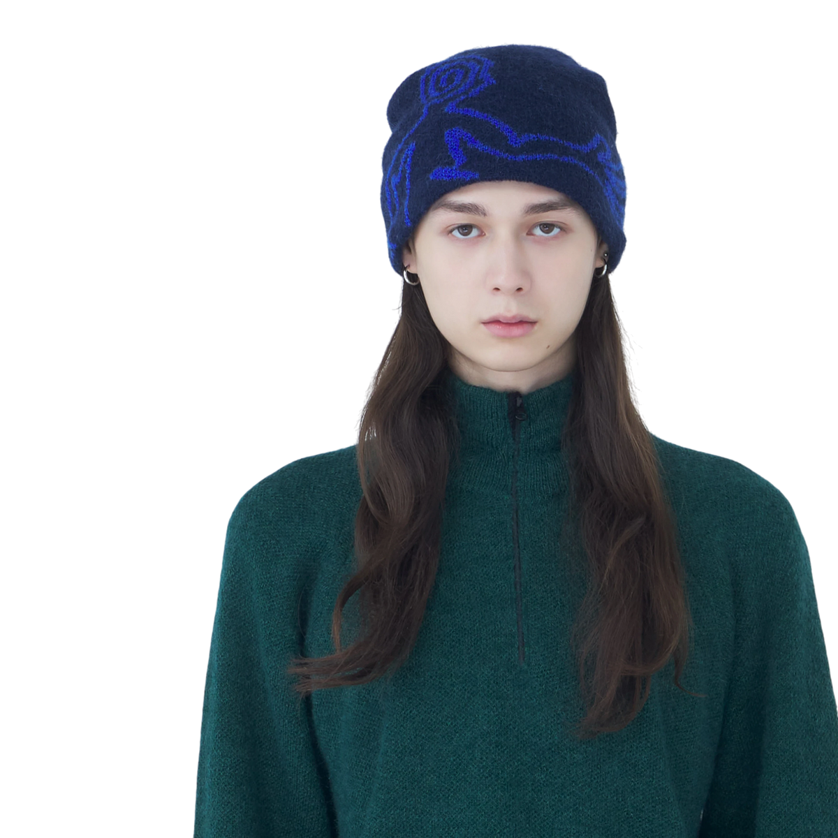 Hiking Patrol - Exploration Mohair Mixed Beanie - Dark Navy Lue Hiking Patrol 