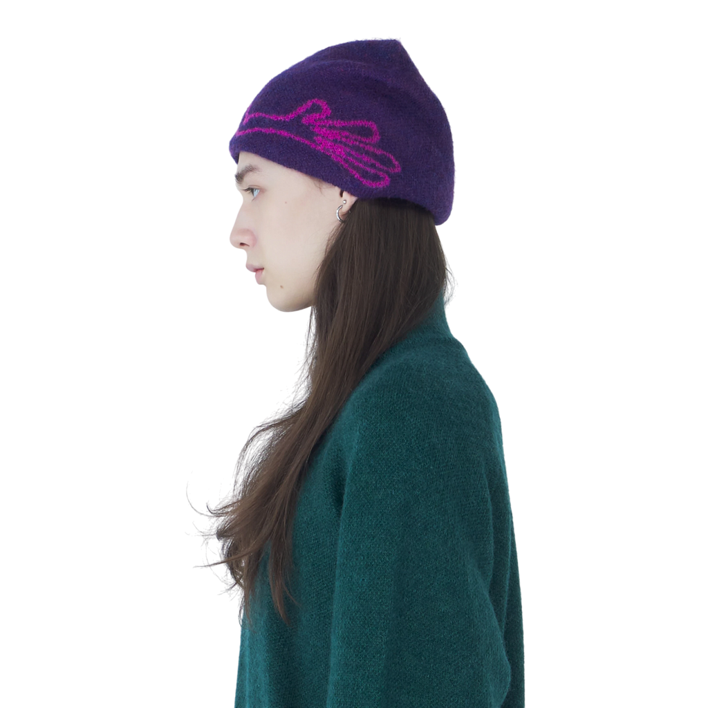 Hiking Patrol - Exploration Mohair Mixed Beanie - Purple Lue Hiking Patrol 