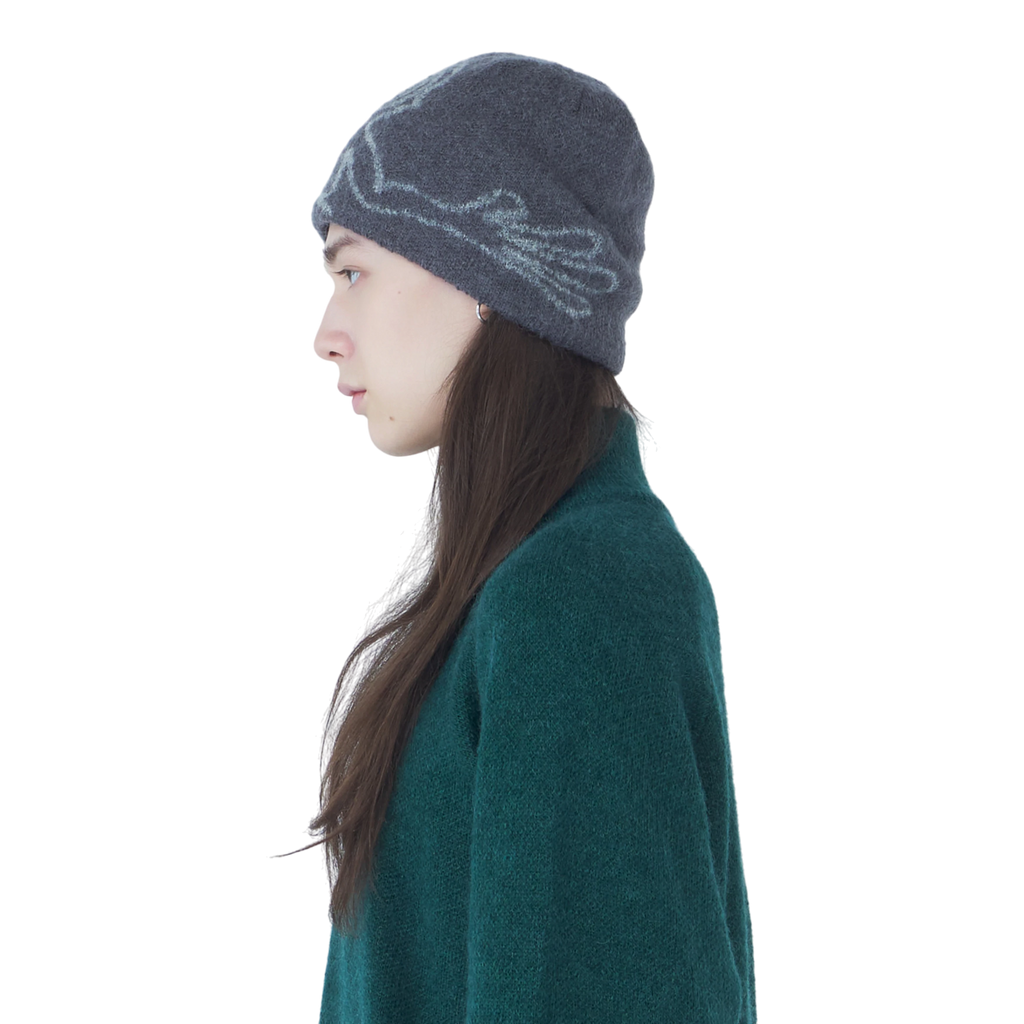 Hiking Patrol - Exploration Mohair Mixed Beanie - Slate Brown Lue Hiking Patrol 