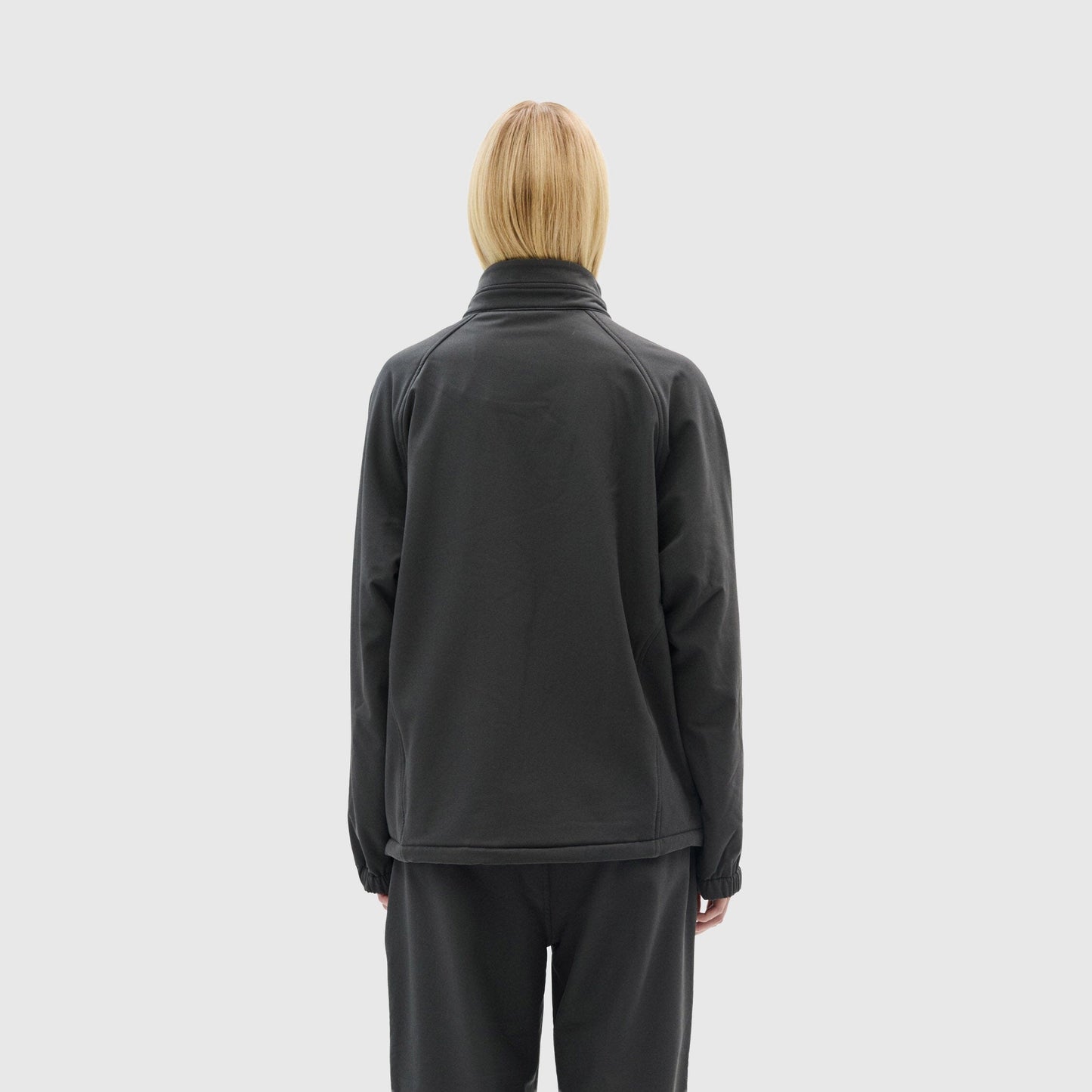 Hiking Patrol Path Inner Brushed Softshell Jacket - Charcoal Black Jacket Hiking Patrol 