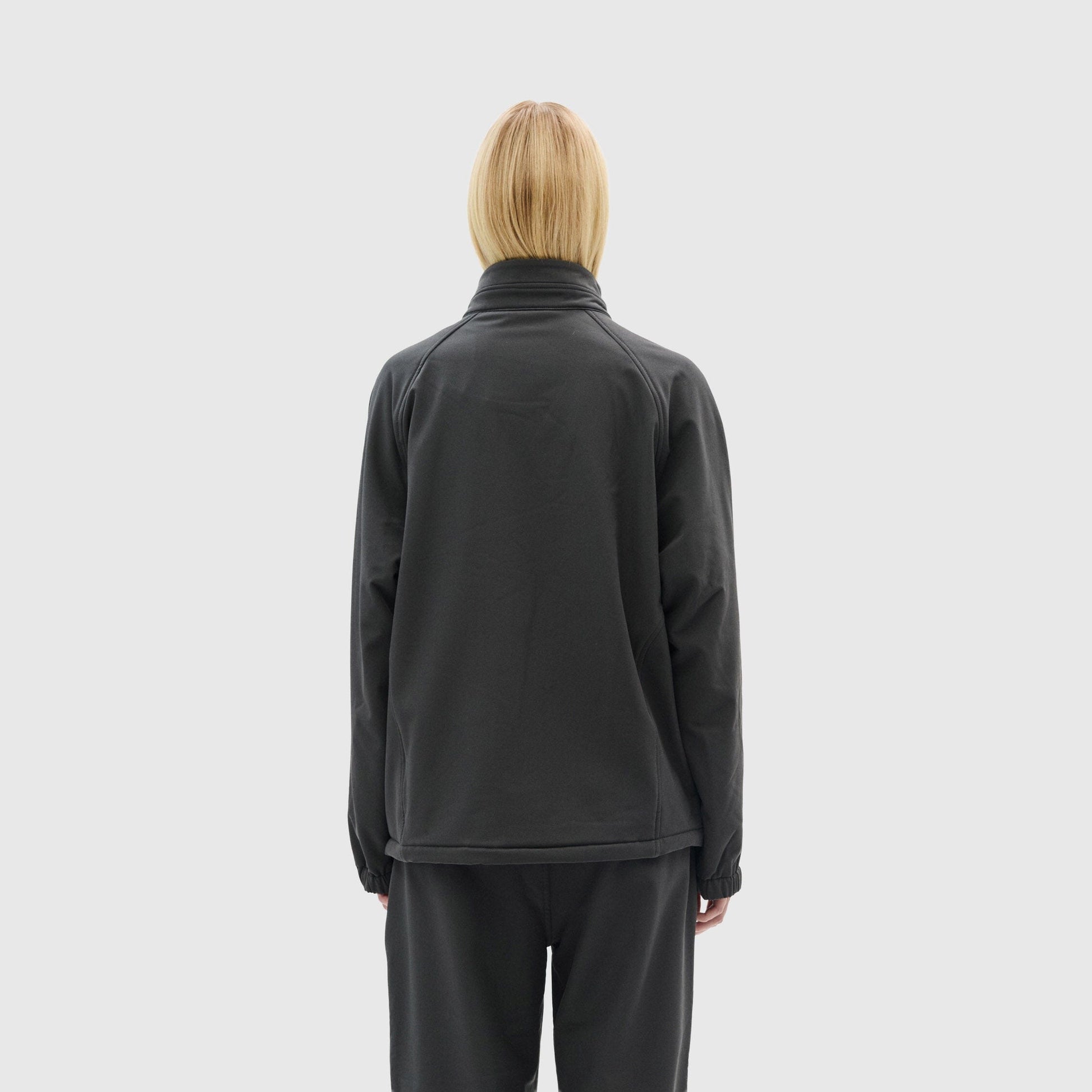 Hiking Patrol Path Inner Brushed Softshell Jacket - Charcoal Black Jacket Hiking Patrol 