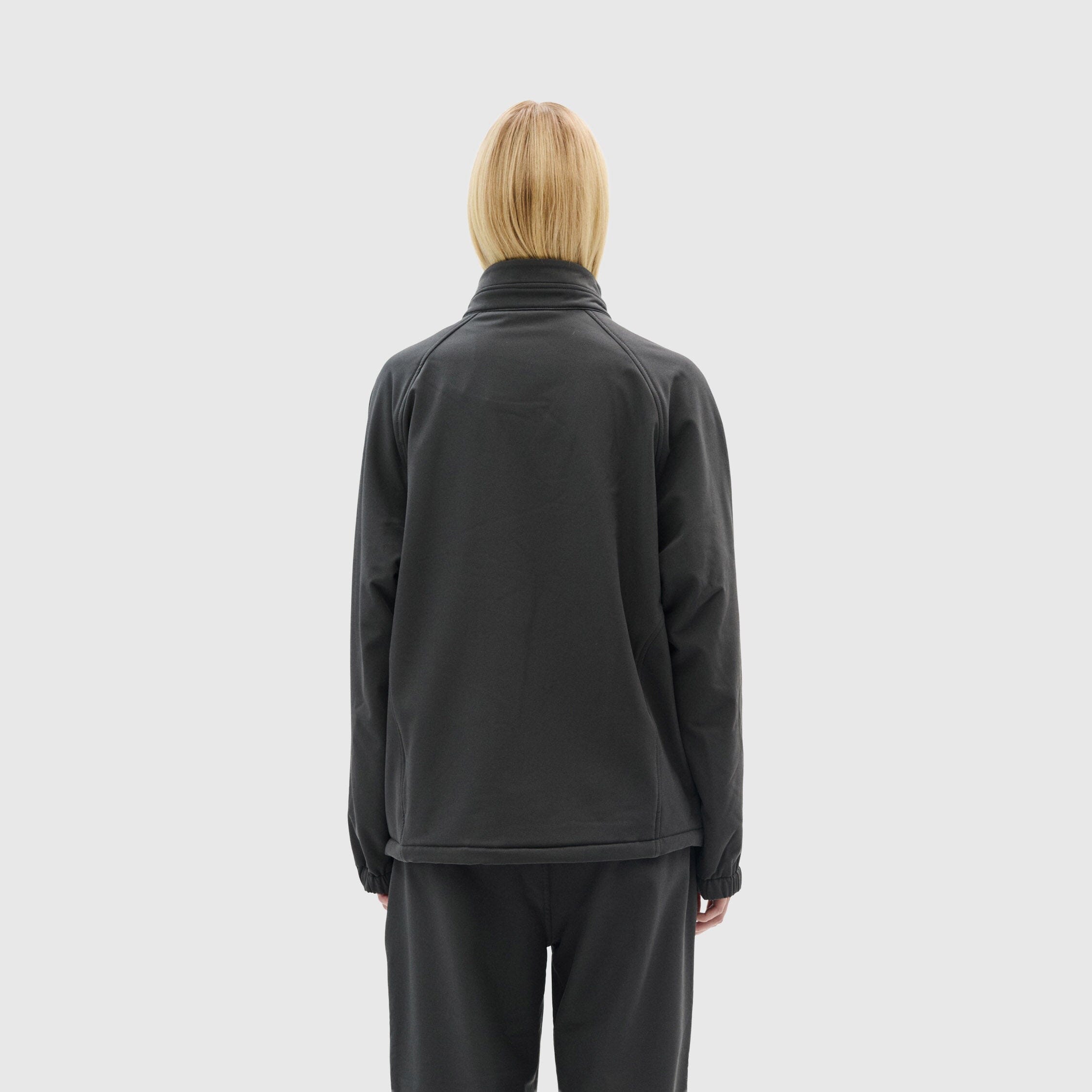 Hiking Patrol Path Inner Brushed Softshell Jacket - Charcoal Black Jacket Hiking Patrol 