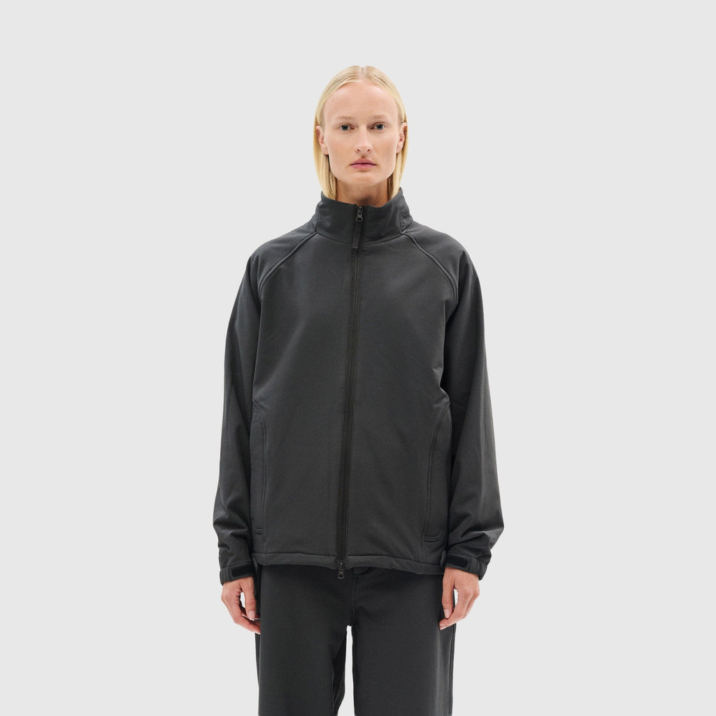 Hiking Patrol Path Inner Brushed Softshell Jacket - Charcoal Black Jacket Hiking Patrol 