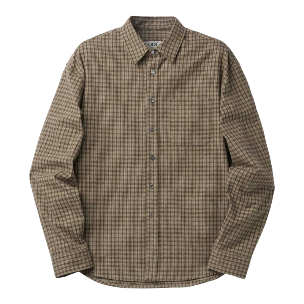 Coor - Gun Club Check Shirt - Sand Green main product image