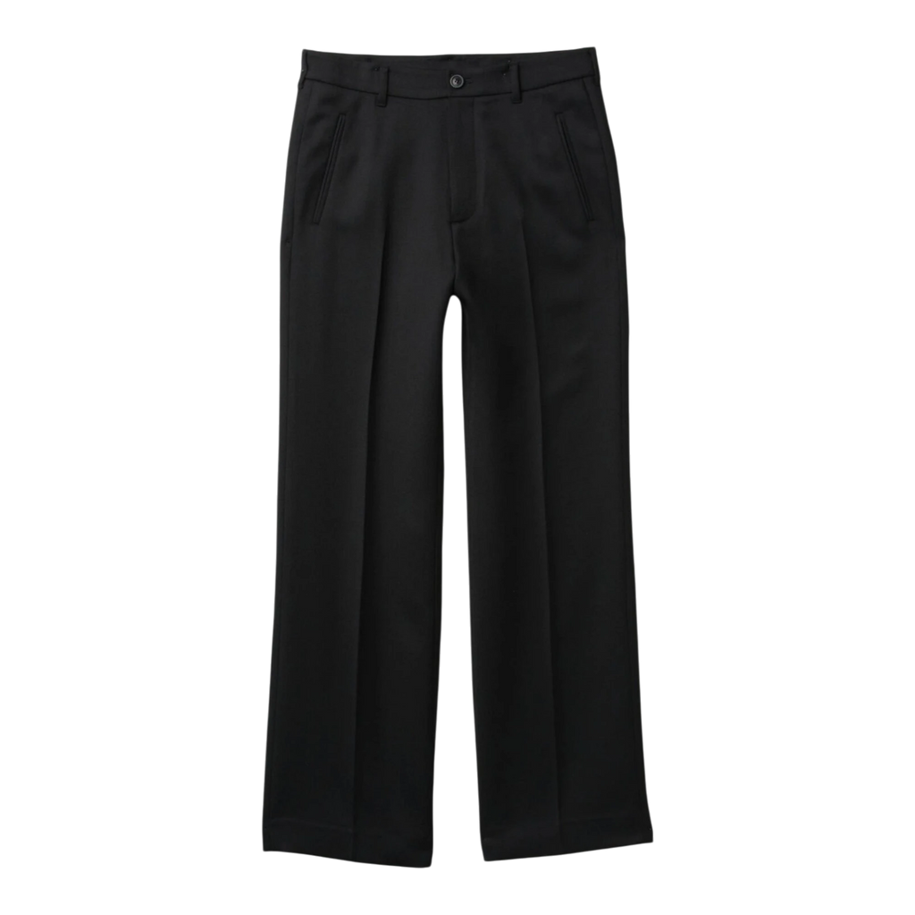 Coor - Wool Blend Straight-Leg Trousers - Black main product image