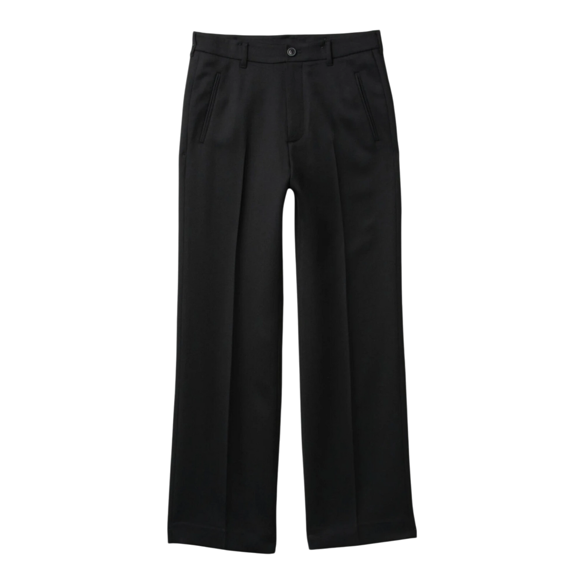 Coor - Wool Blend Straight-Leg Trousers - Black main product image