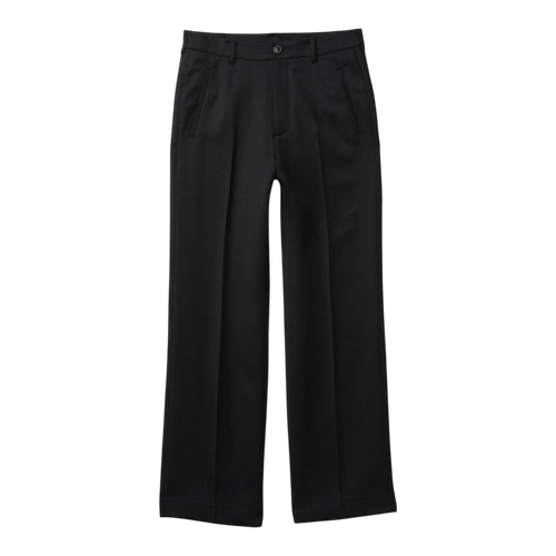 Coor - Wool Blend Straight-Leg Trousers - Black main product image