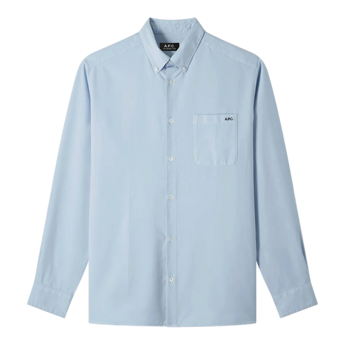 A.P.C. - Chemise Mateo Logo - Blue main product image