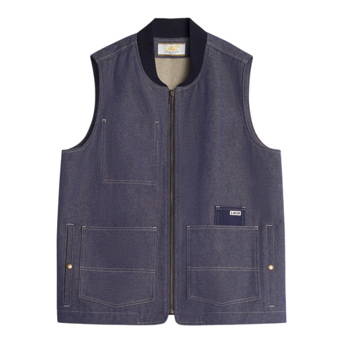 Le Mont Saint Michel - Visalino - Sleeveless Jacket - Denim main product image