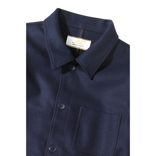 Le Mont Saint Michel - Victorien - Wool Work Jacket - Navy detail product image