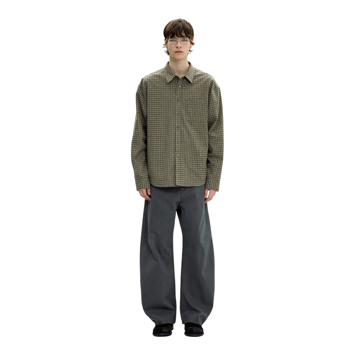 Coor - Gun Club Check Shirt - Sand Green lifestyle product image