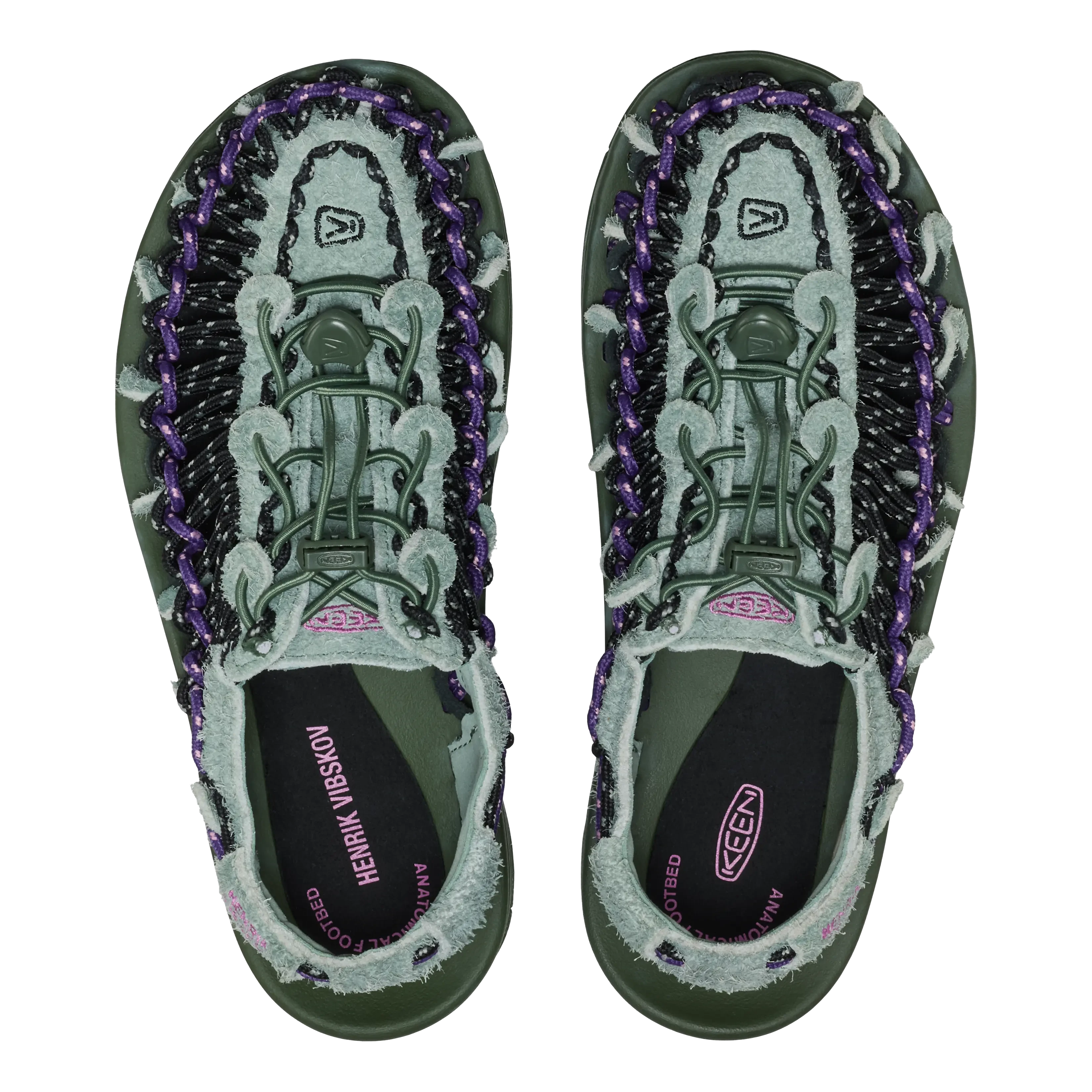 Keen Uneek Lea Sandals - Green Spring Sandals Keen 
