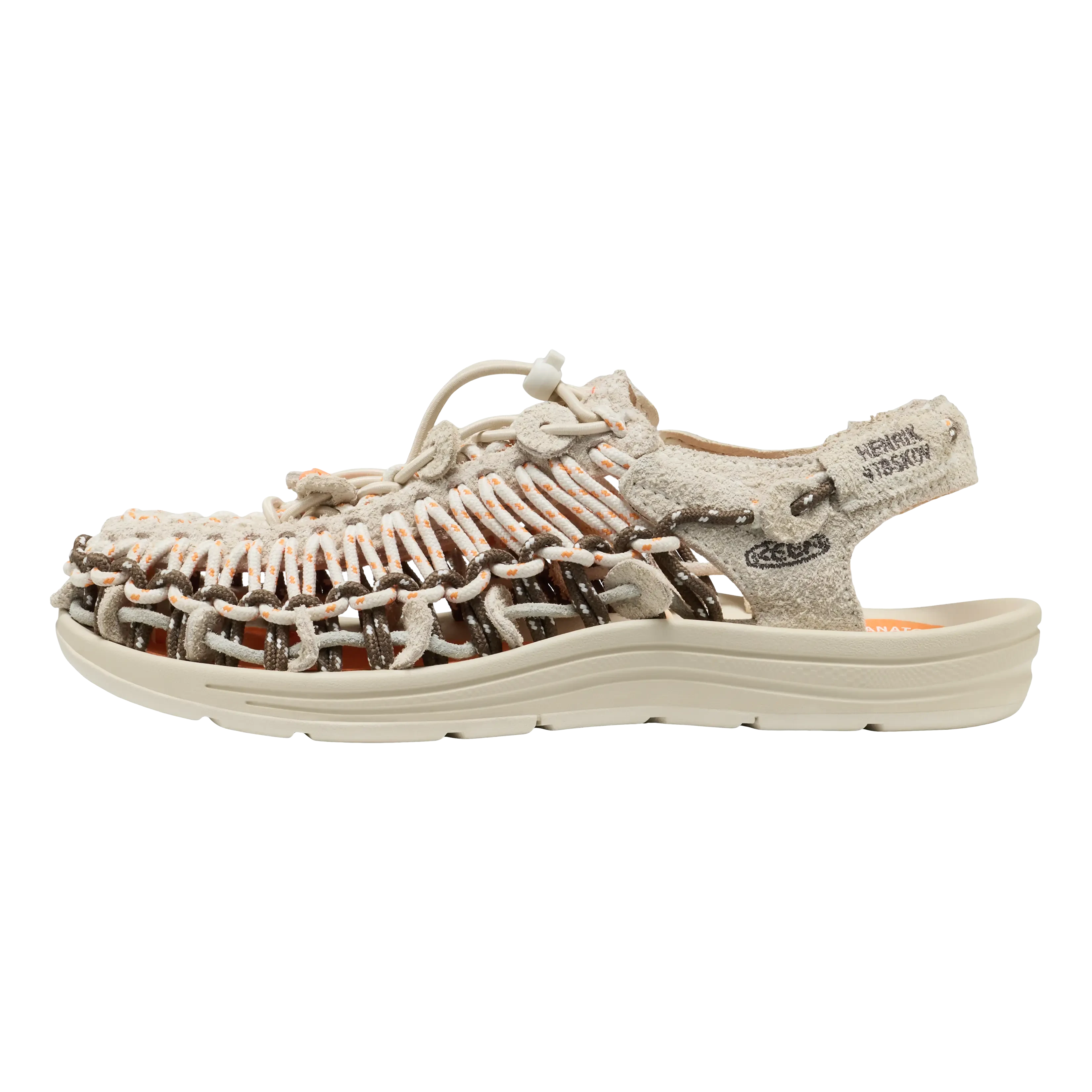 Keen Uneek Lea Sandals - Tangerine Cream Sandals Keen 