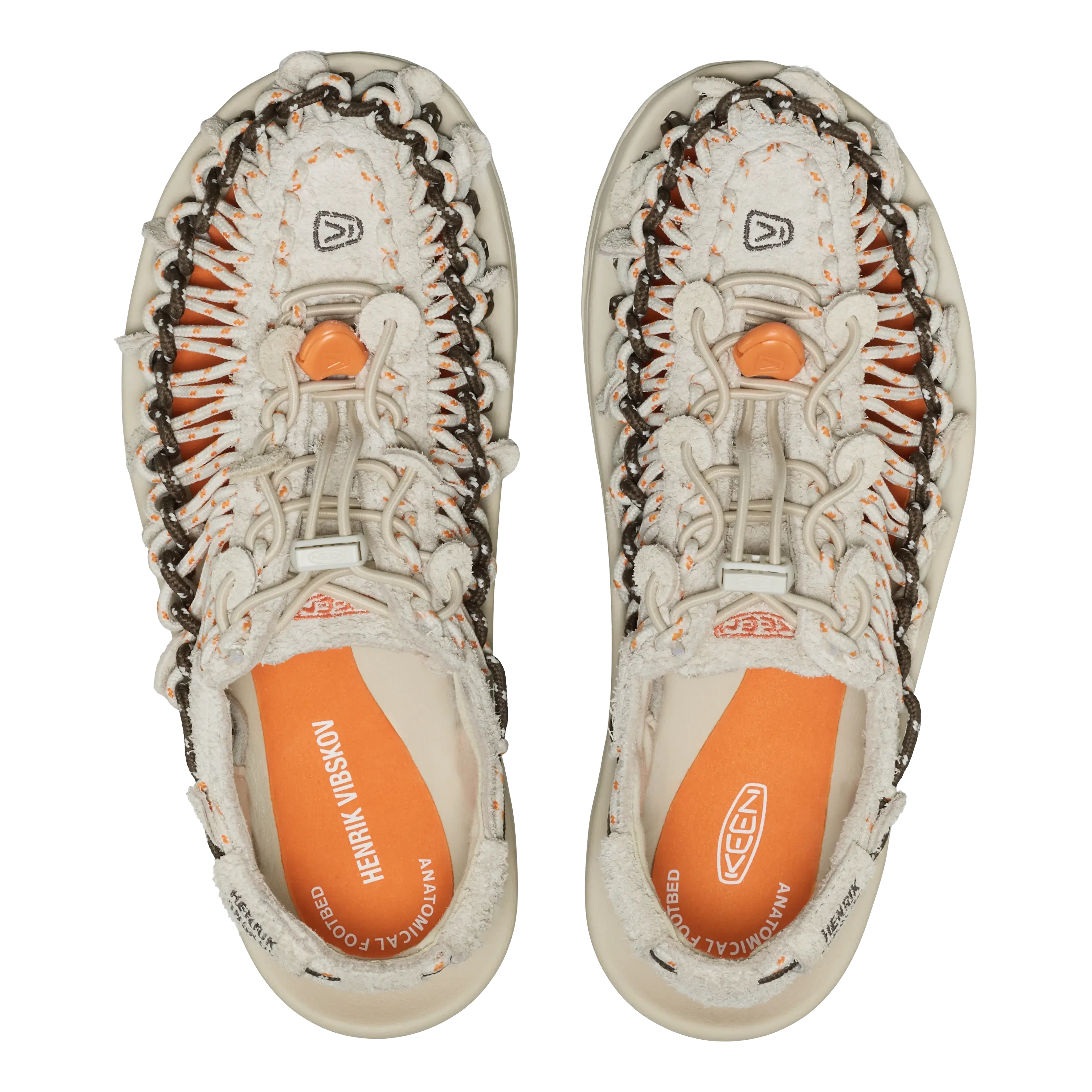 Keen Uneek Lea Sandals - Tangerine Cream Sandals Keen 