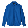 Le Mont Saint Michel Cosmo Garment Oxford Shirt - Blue Shirt Le Mont Saint Michel 