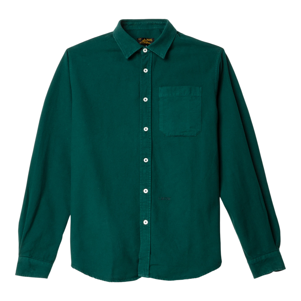 Le Mont Saint Michel - Cosmo - Garment Oxford Shirt - Forest Skjorte Le Mont Saint Michel 