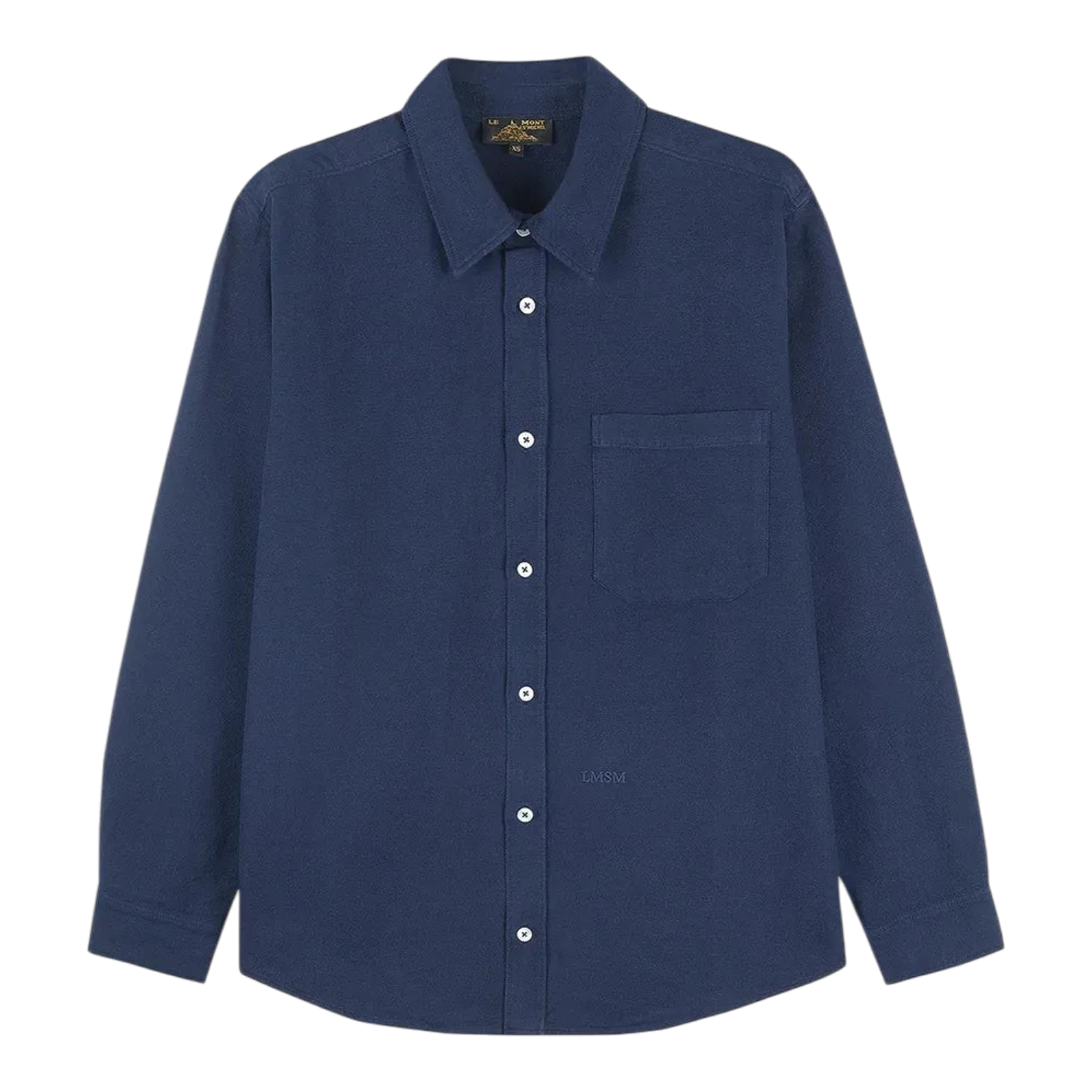 Le Mont Saint Michel - Cosmo - Garment Oxford Shirt - Indigo Skjorte Le Mont Saint Michel 