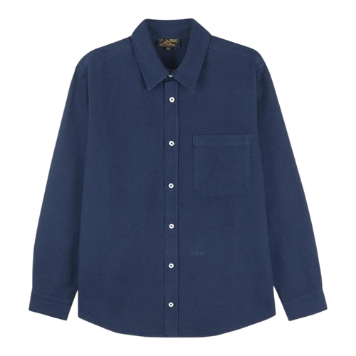 Le Mont Saint Michel - Cosmo - Garment Oxford Shirt - Indigo Skjorte Le Mont Saint Michel 