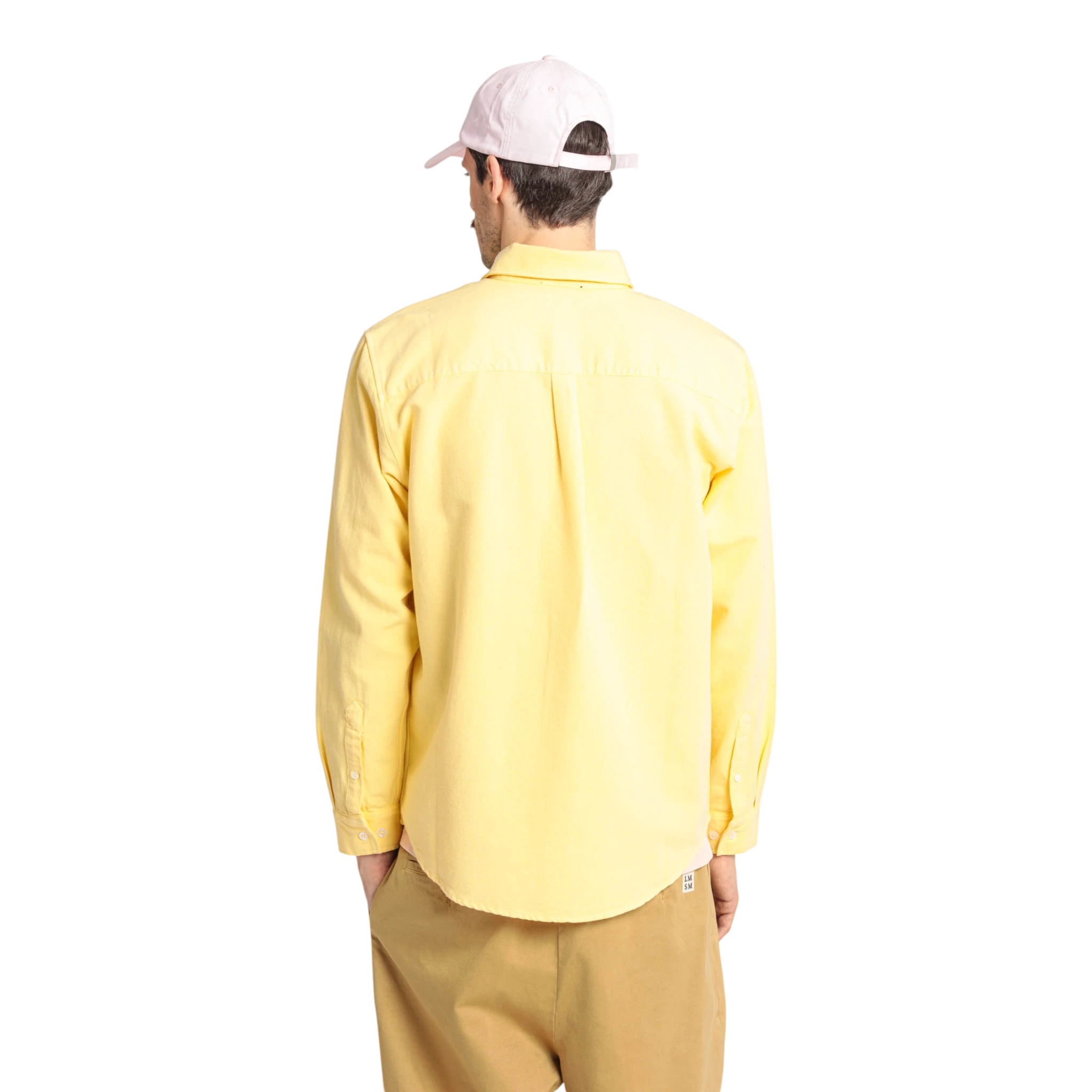 Le Mont Saint Michel Cosmo Garment Oxford Shirt - Yellow Shirt Le Mont Saint Michel 