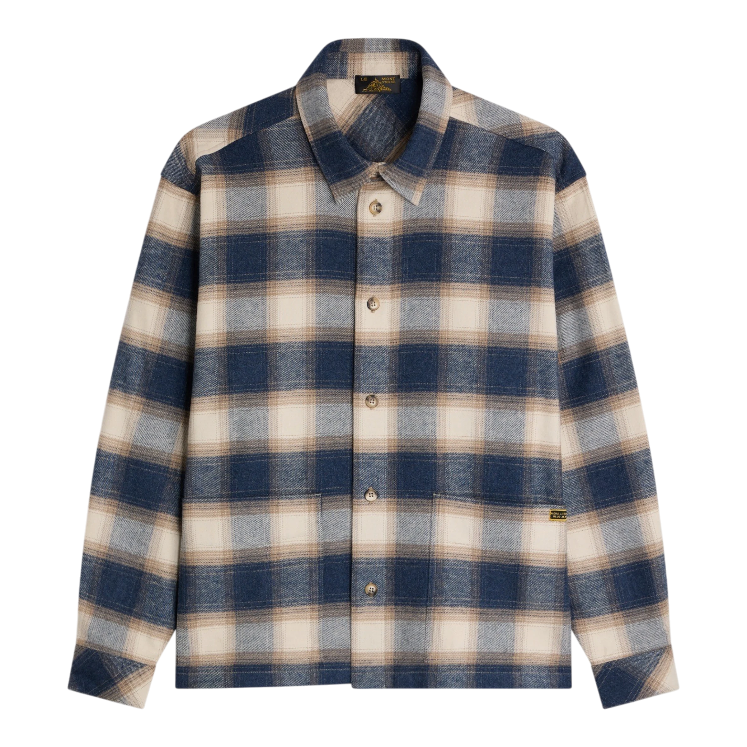 Le Mont Saint Michel - Country-Overshirt - Blue Overskjorte Le Mont Saint Michel 