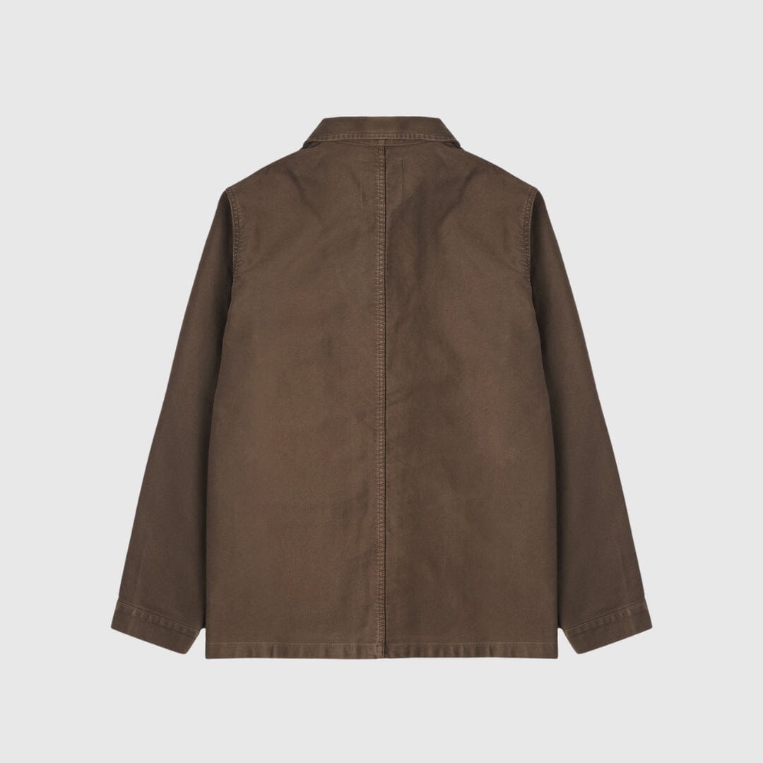 Le Mont Saint Michel Genuine Work Jacket - Brown Jacket Le Mont Saint Michel 