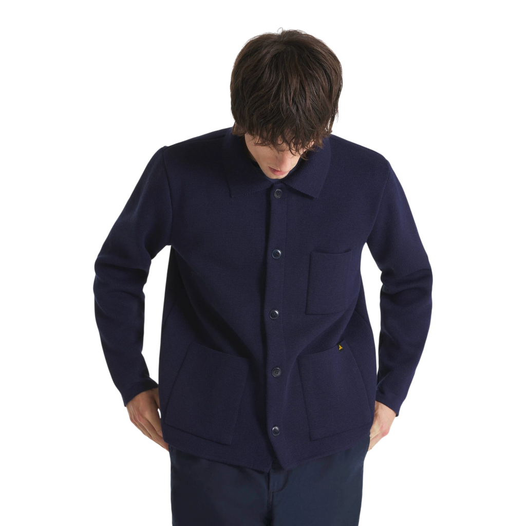 Le Mont Saint Michel - Guino - Work Cardigan - Navy Cardigan Le Mont Saint Michel 