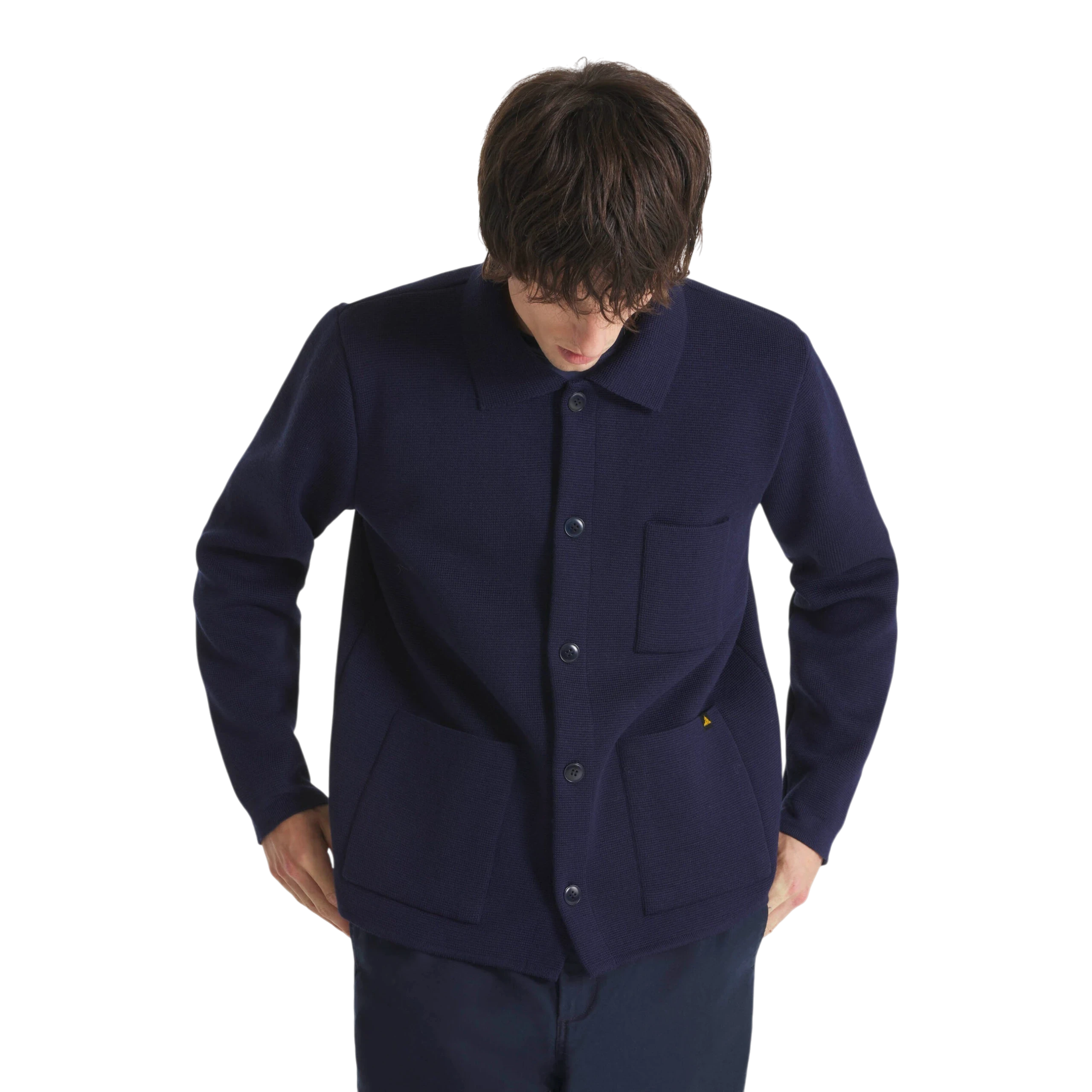 Le Mont Saint Michel - Guino - Work Cardigan - Navy Cardigan Le Mont Saint Michel 