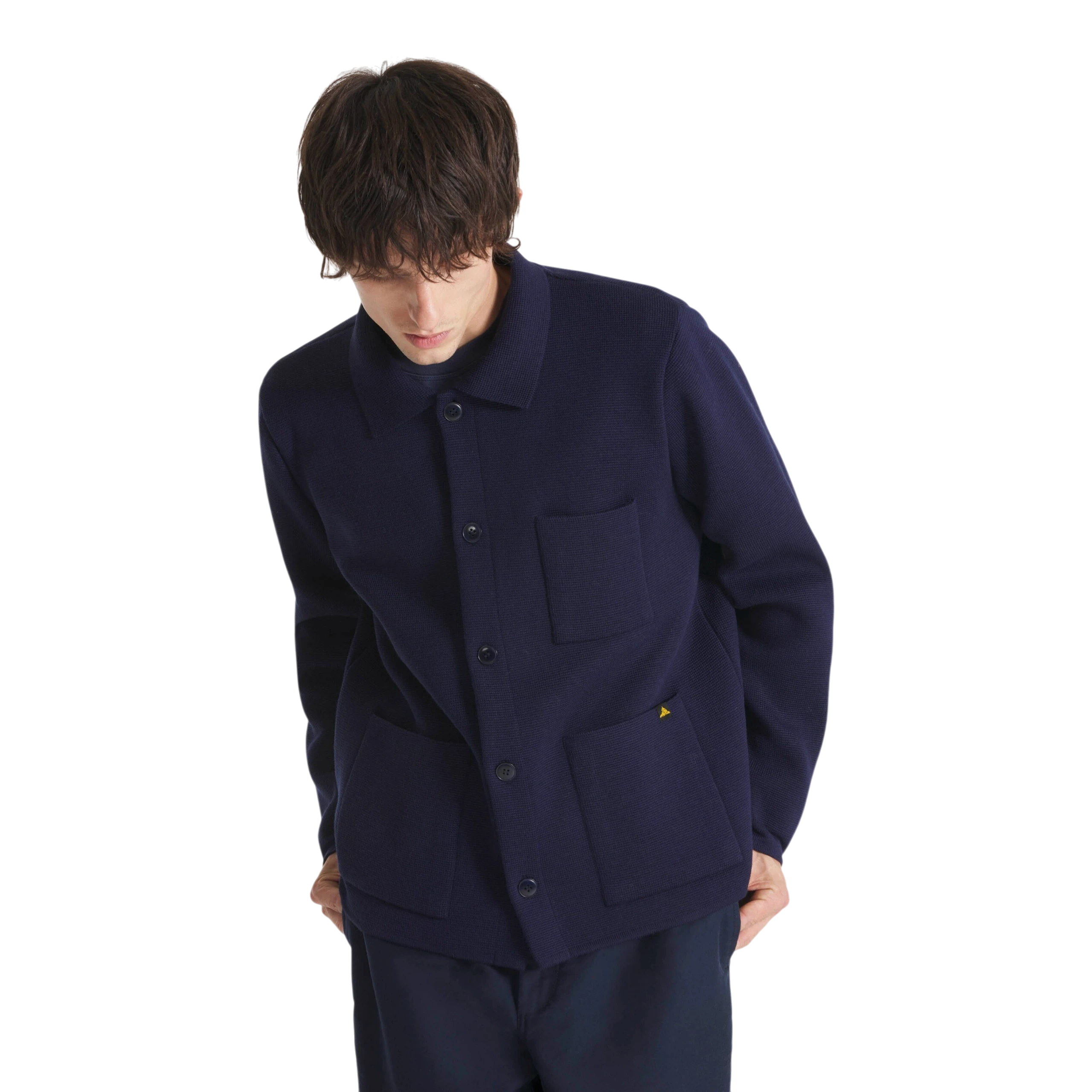 Le Mont Saint Michel - Guino - Work Cardigan - Navy Cardigan Le Mont Saint Michel 