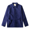 Le Mont Saint Michel Moleskin Work Jacket - Blue Overshirt Le Mont Saint Michel 