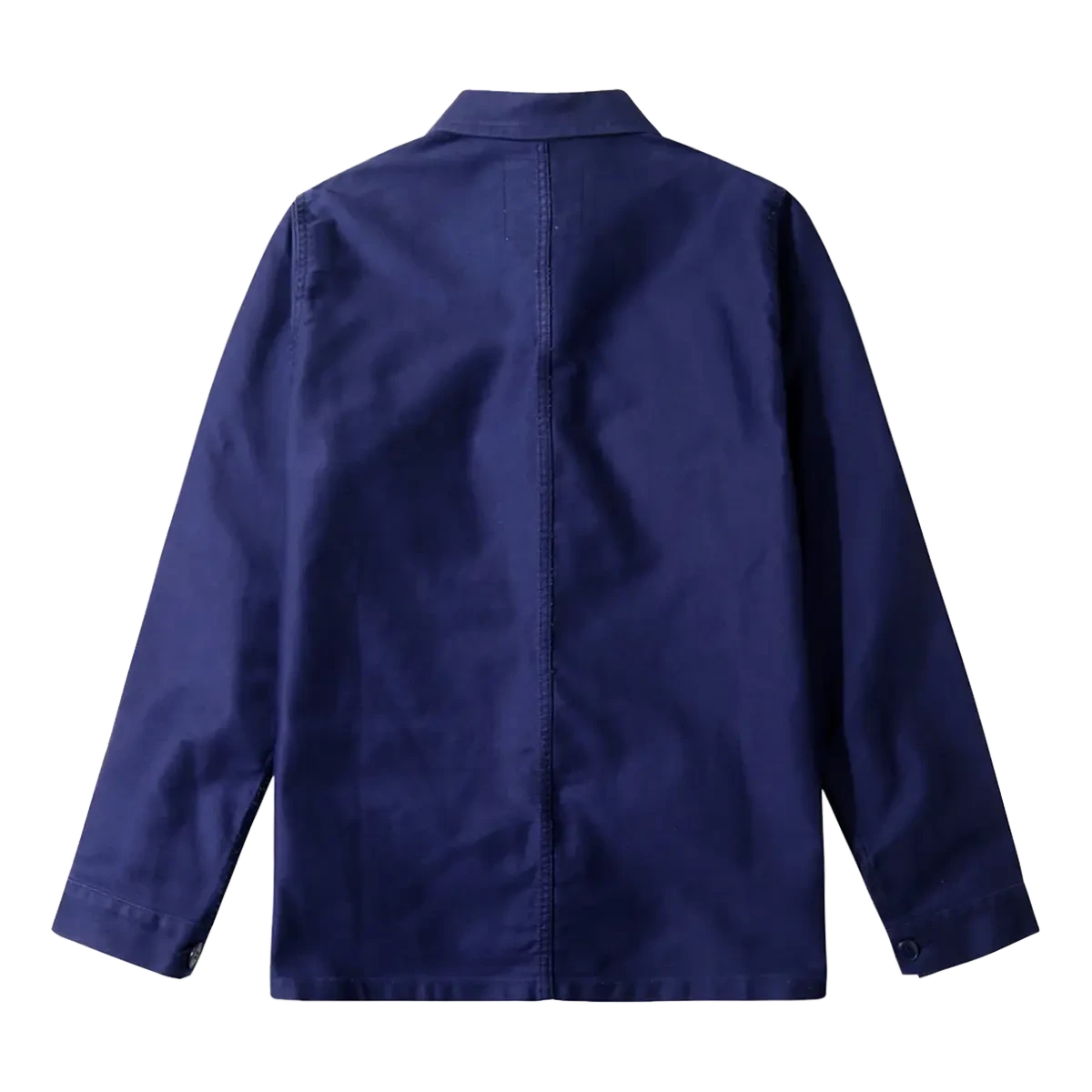 Le Mont Saint Michel Moleskin Work Jacket - Blue Overshirt Le Mont Saint Michel 