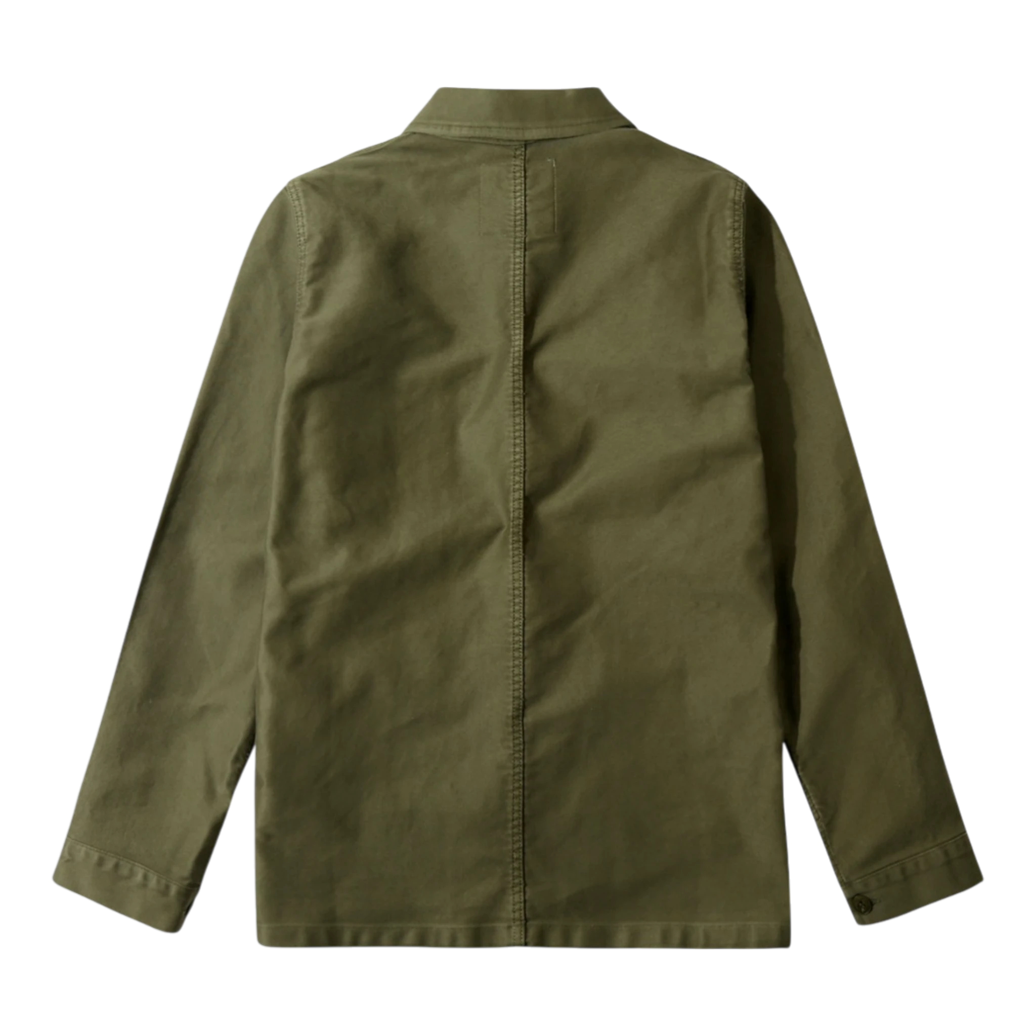 Le Mont Saint Michel Moleskin Work Jacket - Khaki Overshirt Le Mont Saint Michel 