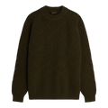 Le Mont Saint Michel - Seclin-Merino Sweater - Kaki Genser Le Mont Saint Michel 