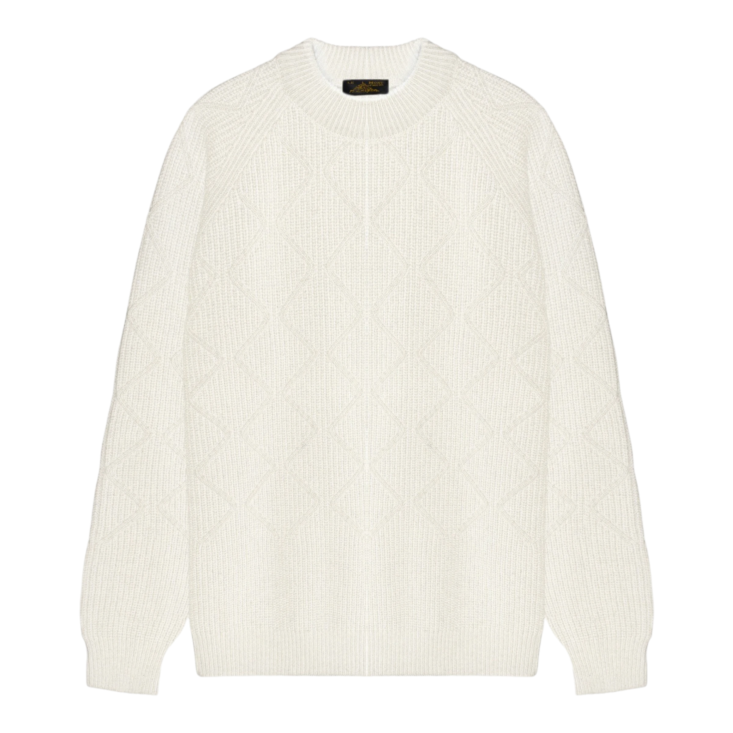 Le Mont Saint Michel - Seclin-Merino Sweater - Offwhite Genser Le Mont Saint Michel 