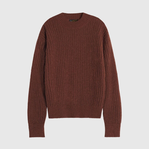Le Mont Saint Michel Silmo Oversize Sweater - Brown Knitwear Le Mont Saint Michel 