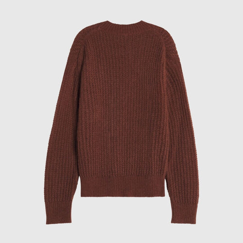 Le Mont Saint Michel Silmo Oversize Sweater - Brown Knitwear Le Mont Saint Michel 