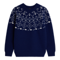 Le Mont Saint Michel - Sonic-Jacquard Sweater - Navy Genser Le Mont Saint Michel 