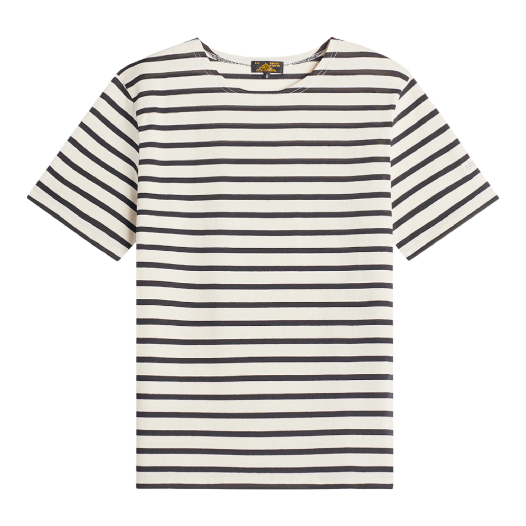 Le Mont Saint Michel Thibalt Mariniere T-shirt - Offwhite Black T-shirt Le Mont Saint Michel 