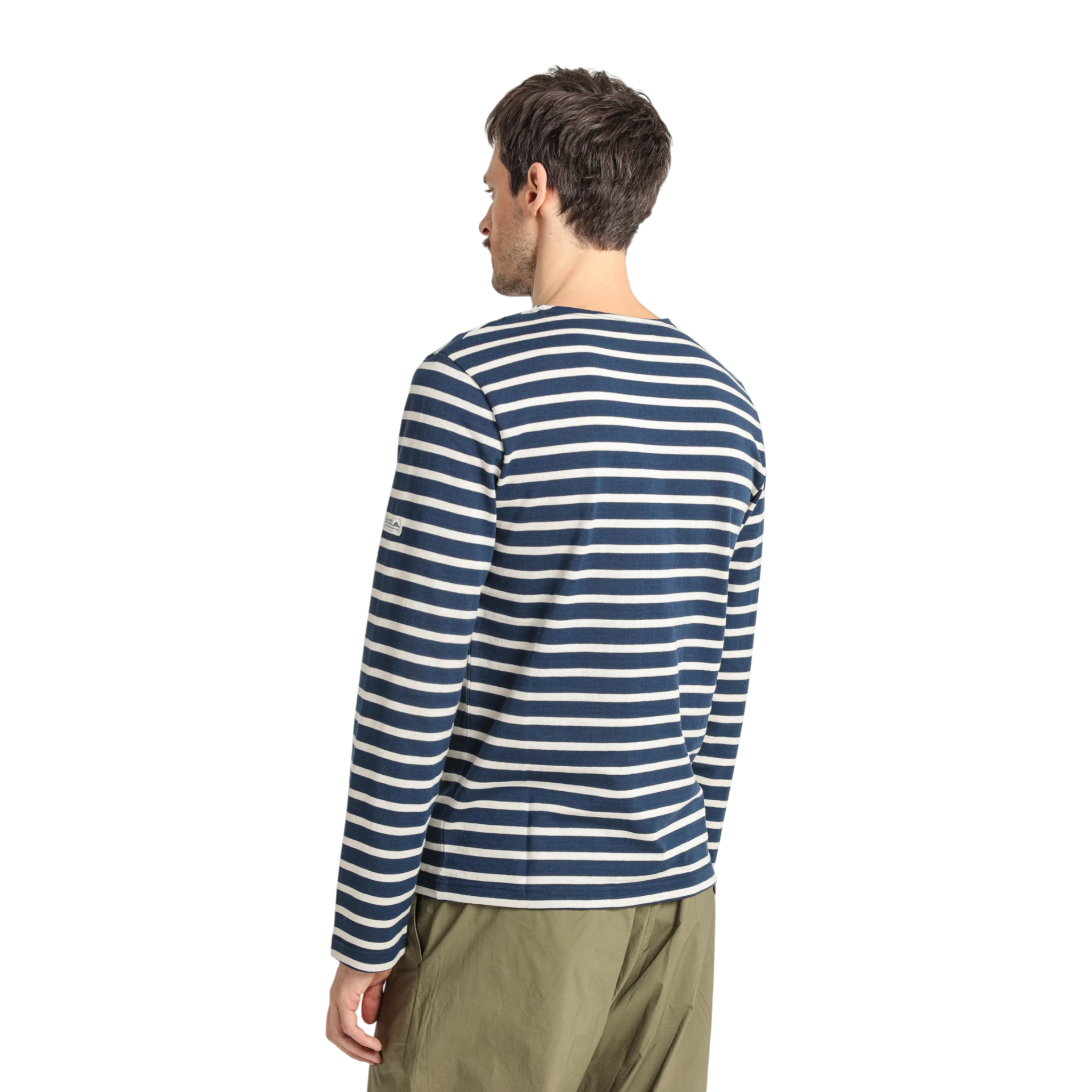 Le Mont Saint Michel Thurin Mariniere T-shirt - Navy Offwhite Longsleeve Le Mont Saint Michel 