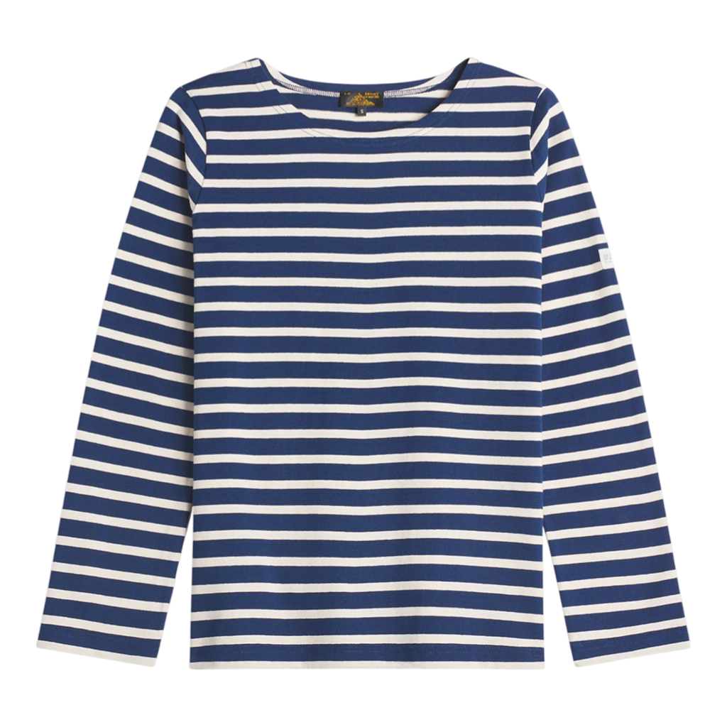 Le Mont Saint Michel Thurin Mariniere T-shirt - Navy Offwhite Longsleeve Le Mont Saint Michel 