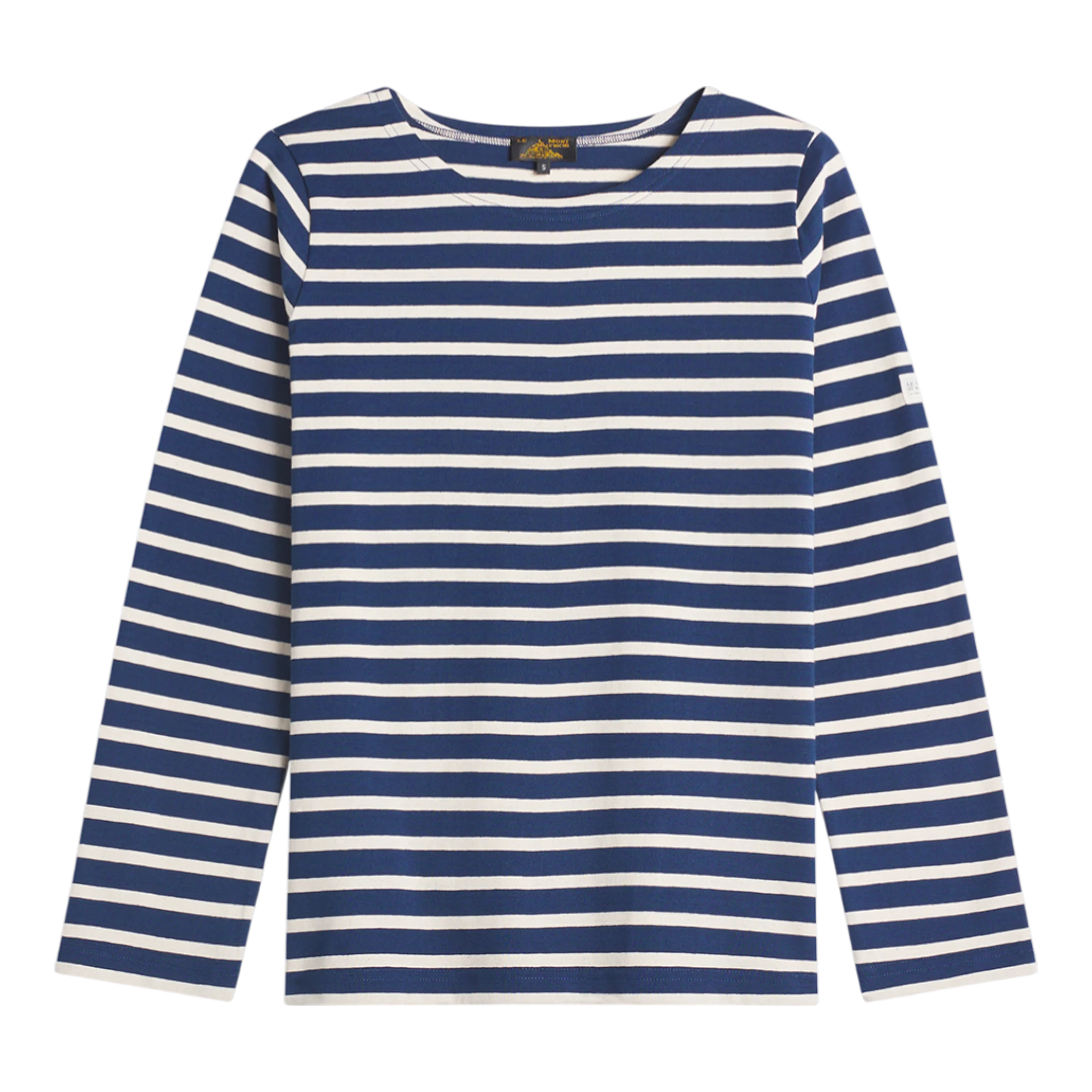 Le Mont Saint Michel Thurin Mariniere T-shirt - Navy Offwhite Longsleeve Le Mont Saint Michel 