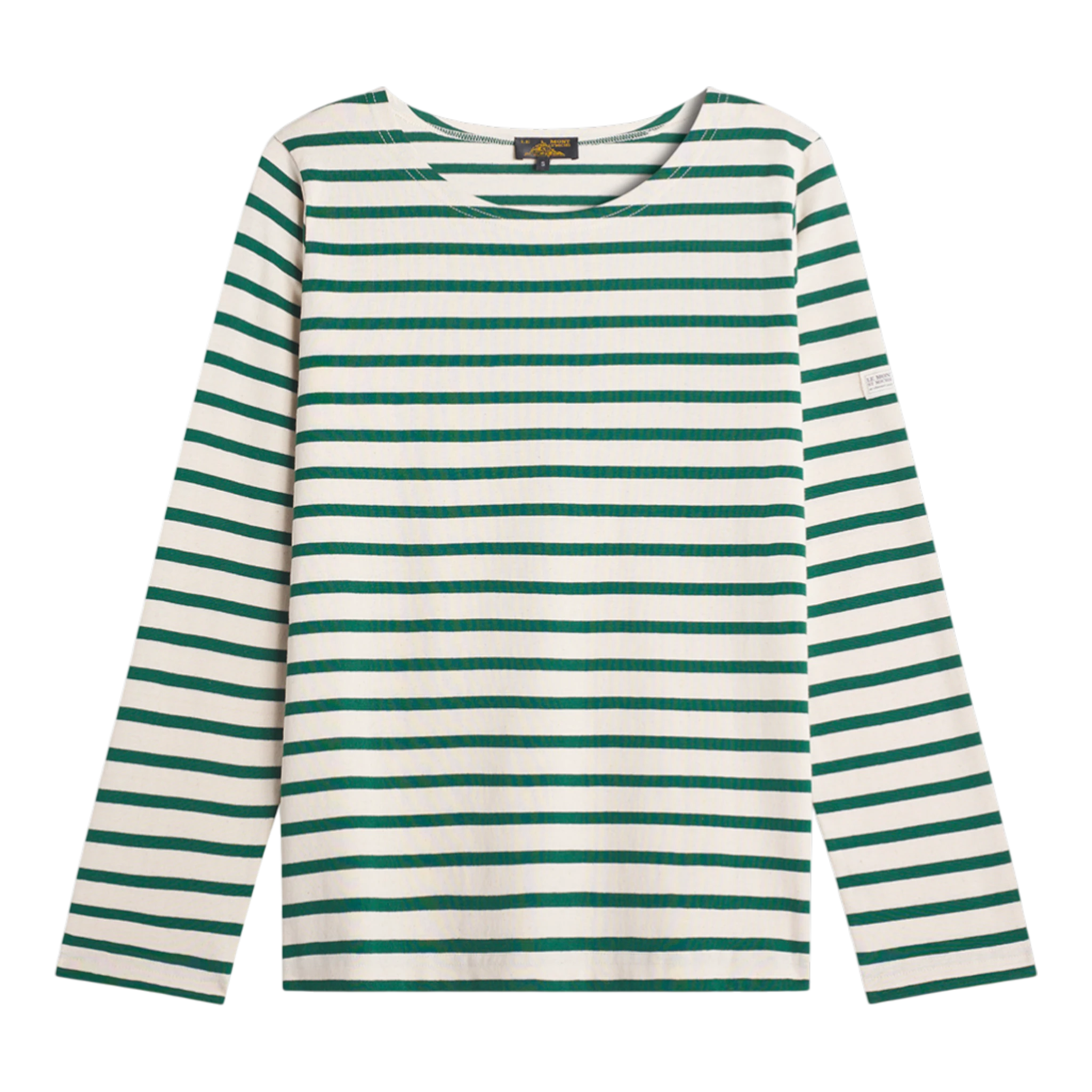 Le Mont Saint Michel Thurin Mariniere T-shirt - Offwhite Green Longsleeve Le Mont Saint Michel 